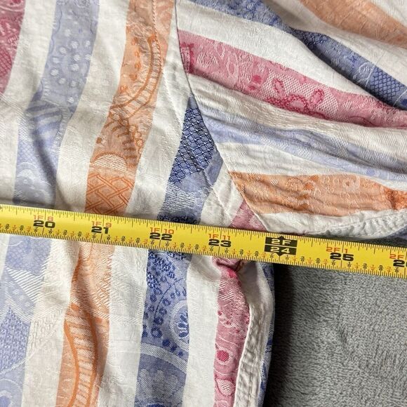 Luchiano Visconti Sz XL Men's Multi-Color Abstract Cotton Long Sleeve Shirt NICE - Picture 14 of 16